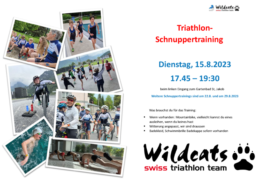 Triathlon-Schnuppertraining